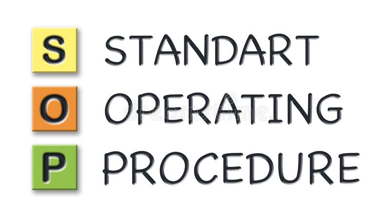 SOP - Standerd Operating Process - quy trình thao tác chuẩn