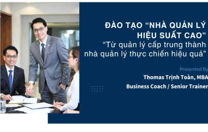 KHÓA ĐÀO TẠO “NHÀ QUẢN LÝ HIỆU SUẤT CAO”