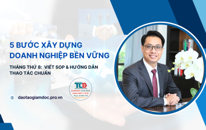 5 bước xây dựng doanh nghiệp tháng thứ 8