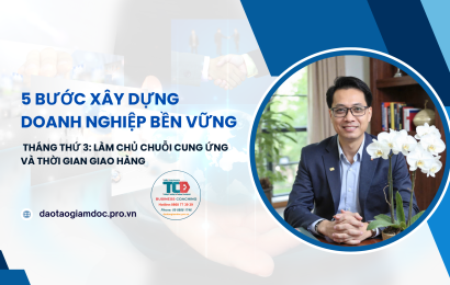 Tháng thứ 3 - 5 bước xây dựng doanh nghiệp