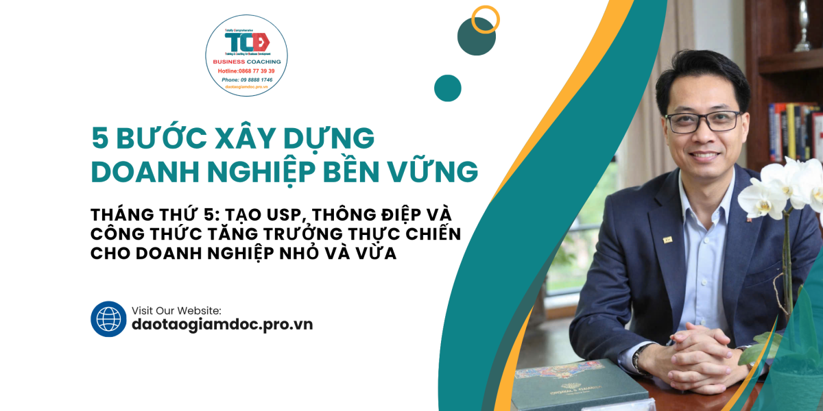 5 BƯỚC XÂY DỰNG DOANH NGHIỆP - THÁNG THỨ 5