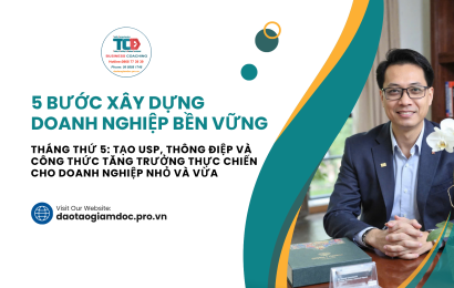 5 BƯỚC XÂY DỰNG DOANH NGHIỆP - THÁNG THỨ 5