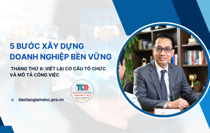 5 bước xây dựng doanh nghiệp - tháng thứ 6