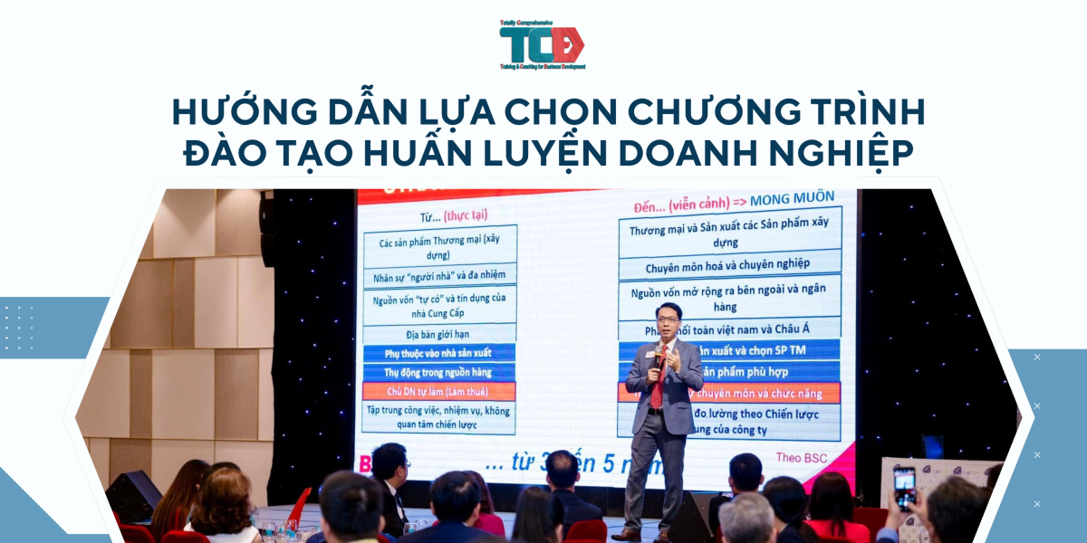 lựa chọn chương trình đào tạo huấn luyện doanh nghiệp phù hợp